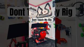 Bro… Don’t Touch The Rig 💀                       #simracing #gaming #lifestyle #flex #shorts