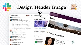 How to add cover in canvas in Slack (Visual Update)