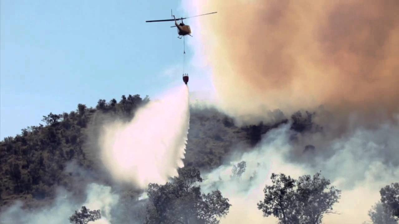 Fire Crew Running Through Fire, Huey