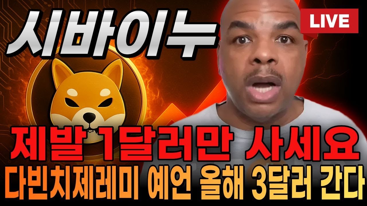 시바이누] 제발 1달러만 사세요. 다빈치 제레미 曰 올해 3달러 간다 - YouTube