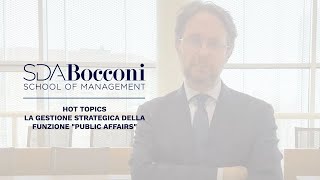 HOT TOPICS Public Affairs Management | SDA Bocconi