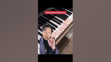 Thumbnail of hardest piano song ever #shorts