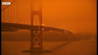 サンフランシスコの空がオレンジ色に……米の山火事が深刻化