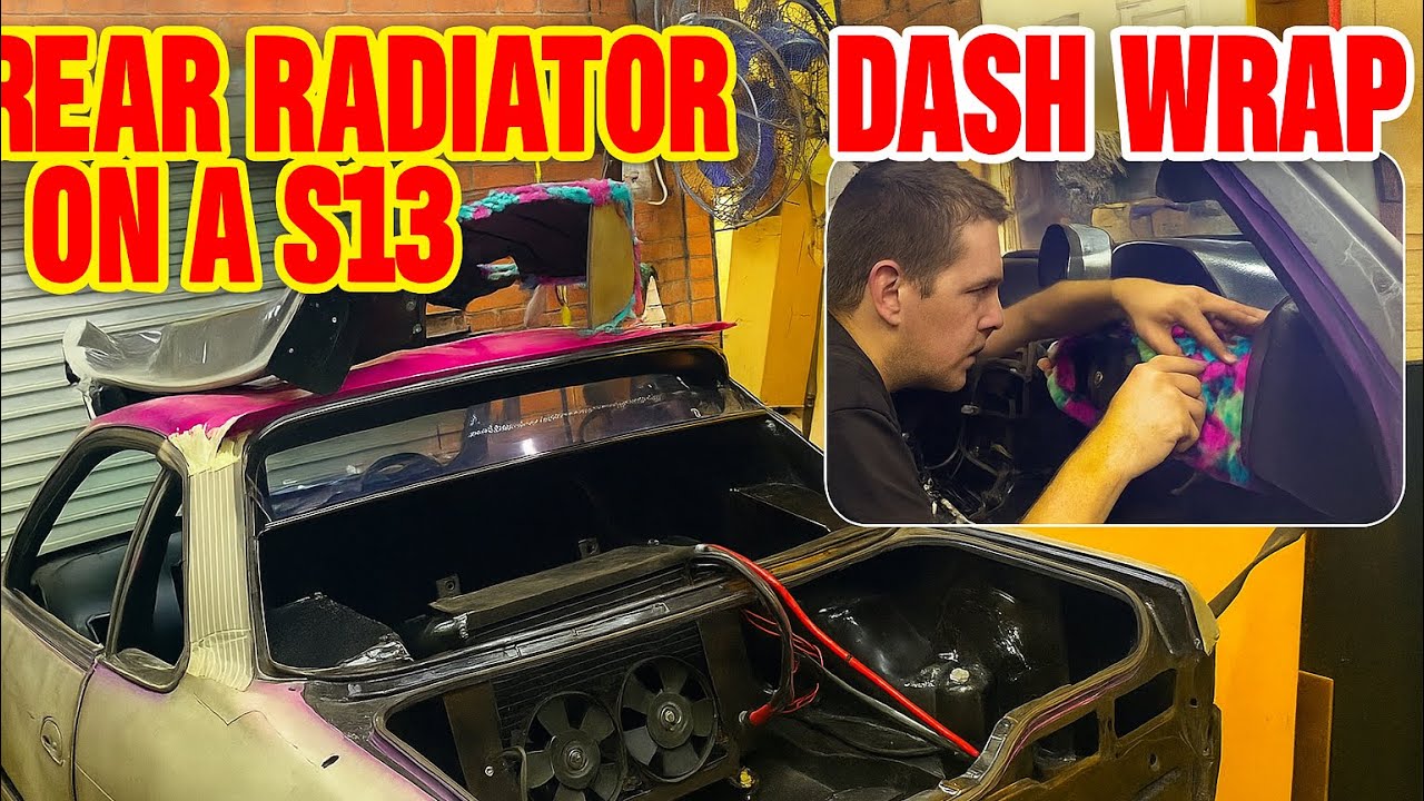 Drift Car Rear Mount Radiator S13 Drift Car Rear Radiator / S2E16 - YouTube