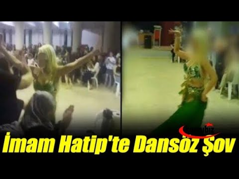 Bursa'da akıl almaz görüntü  İmam Hatip Ortaokulu'nda dansözlü parti!