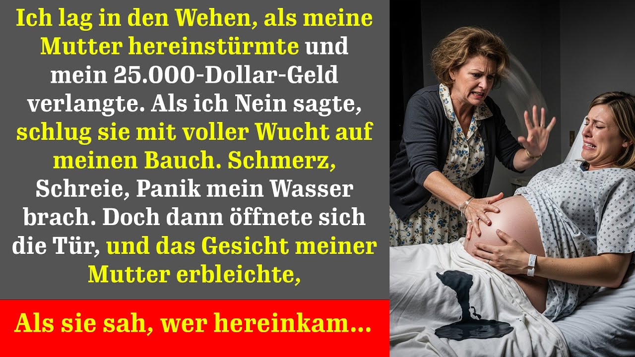 Sie schlug meinen schwangeren Bauch doch wer dann hereinkam, ließ sie erbleichen…