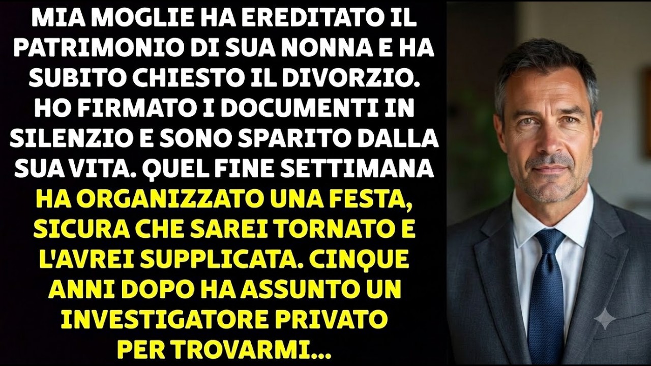 L’eredità di sua nonna l’ha trasformata in una persona che non riconoscevo più. Una sera, davanti ai nostri amici, ha detto che il nostro matrimonio era stata solo “necessità”, e ho sentito il...