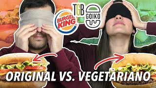HAMBURGUESA ORIGINAL vs VEGETARIANA: Burger King, TGB, Goiko | Mariana Clavel by Mariana Clavel 13,020 views 4 years ago 5 minutes, 24 seconds
