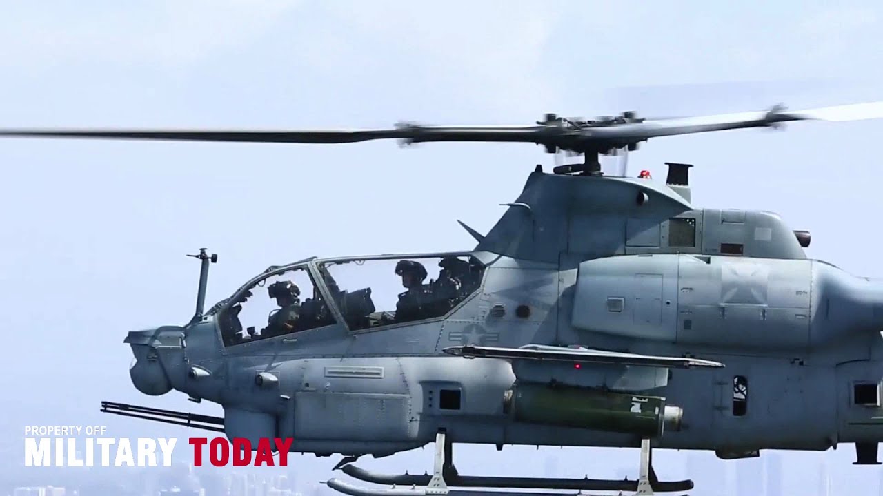 Monstrously Powerful American AH 1Z Viper Helicopters In Action