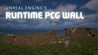 Runtime PCG Walls - Unreal Engine 5