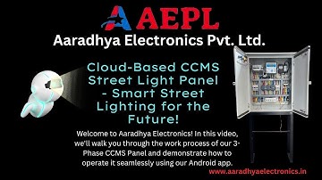 Work process of our 3Phase CCMS Street Light Panel By AaradhyaElectronics #CCMSPanel #smartlighting