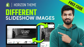 Show Different Slideshow Images on Mobile & Desktop [ FREE Code ] | Horizon Theme #shopify #horizon