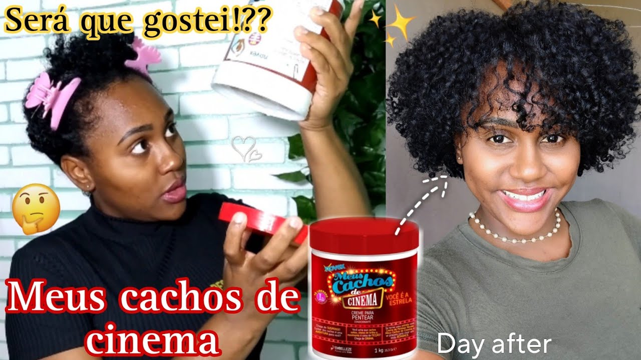 Testei o creme: Meus cachos de cinema da Novex ✨