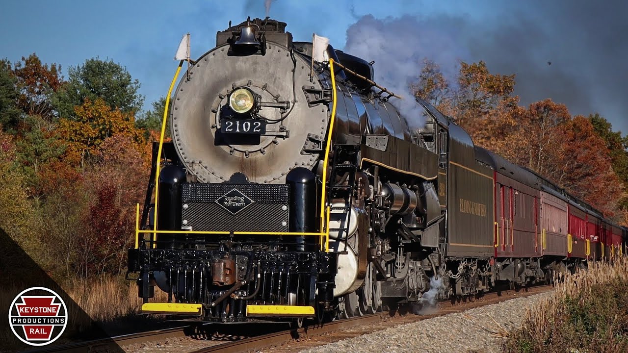 Reading & Northern 2102: The Autumnal Anthracite Crusader | Fall Excursions 2024 (4K)