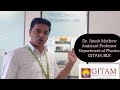 Photonics Research Laboratory, Dr. Jinesh Mathew, under MURTI Research grant, GITAM University, BLR