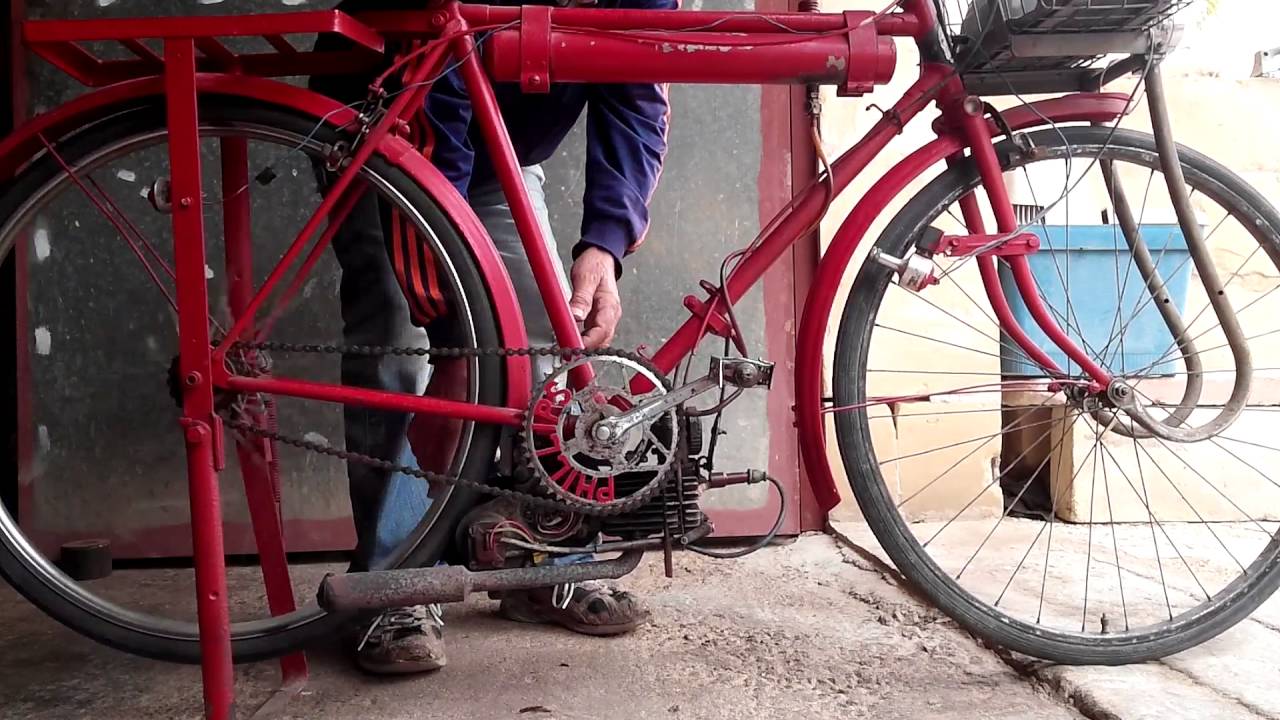 homemade motorized bicycle