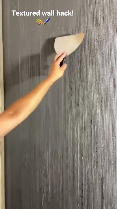 USE THIS ‘textured wall’ PAINT HACK.🎨🖌Amazing work! #shorts #painting #paint #diy #painthack #tips