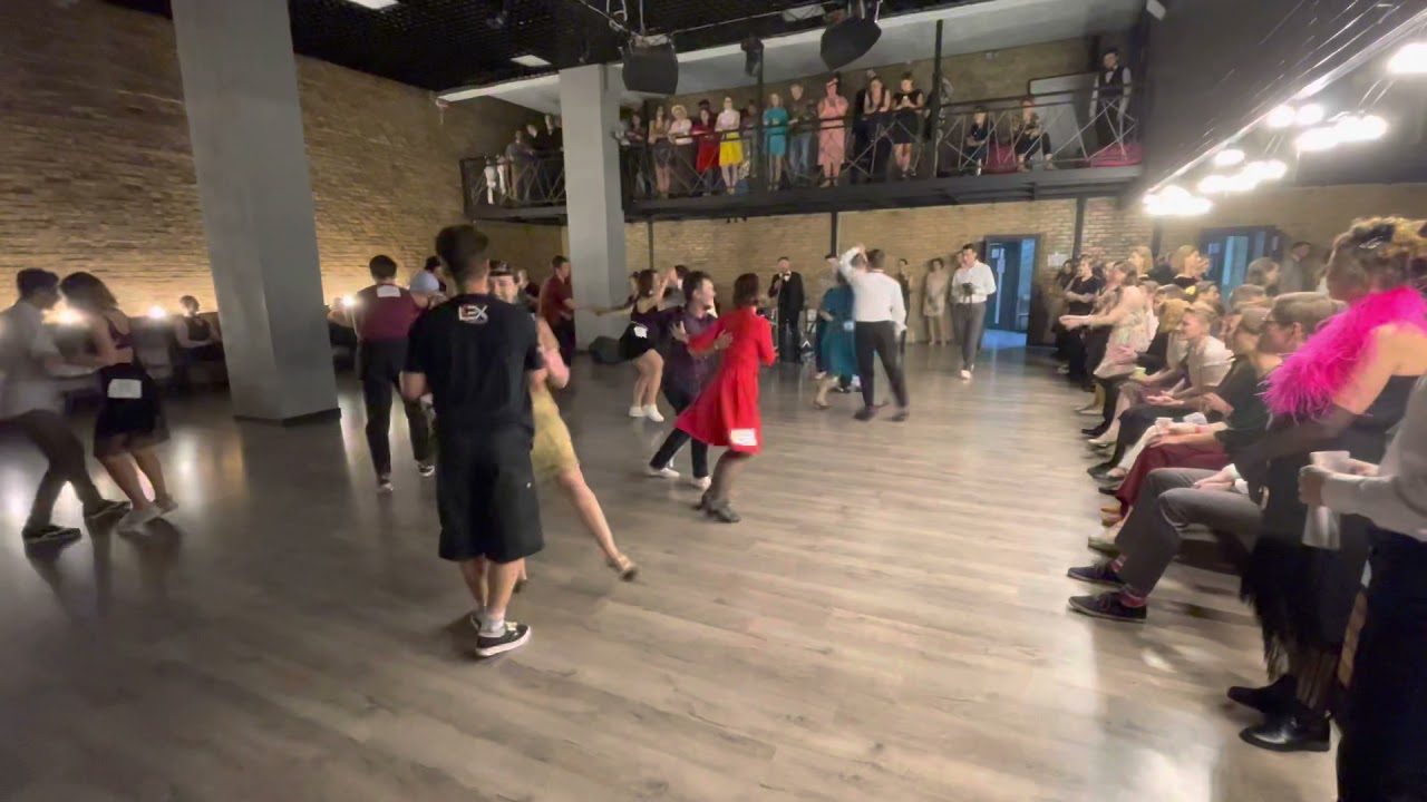 Tuxedo Junction Party. Lindy Hop Mix&Match Open. Prelims. Heat 1, song 3