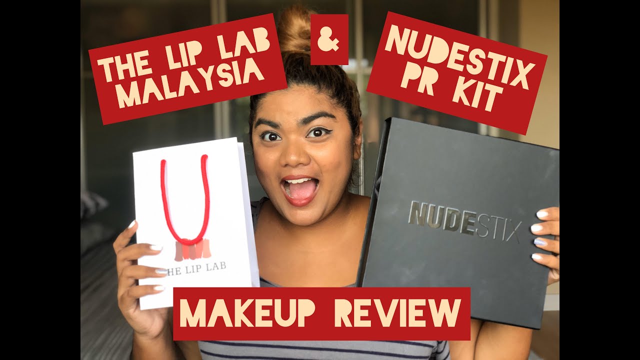 The Lip Lab Malaysia & NUDESTIX PR Kit Makeup Review - YouTube