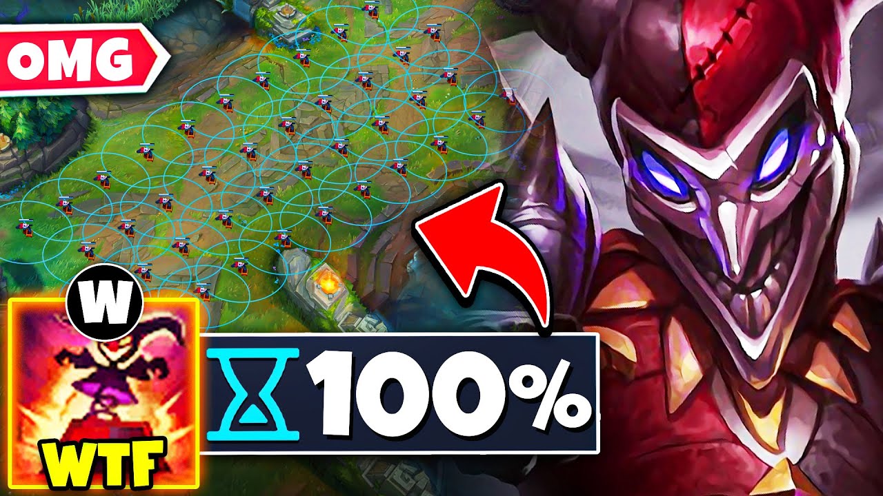 Shaco, but I have no cooldowns and cover the entire map with traps ...