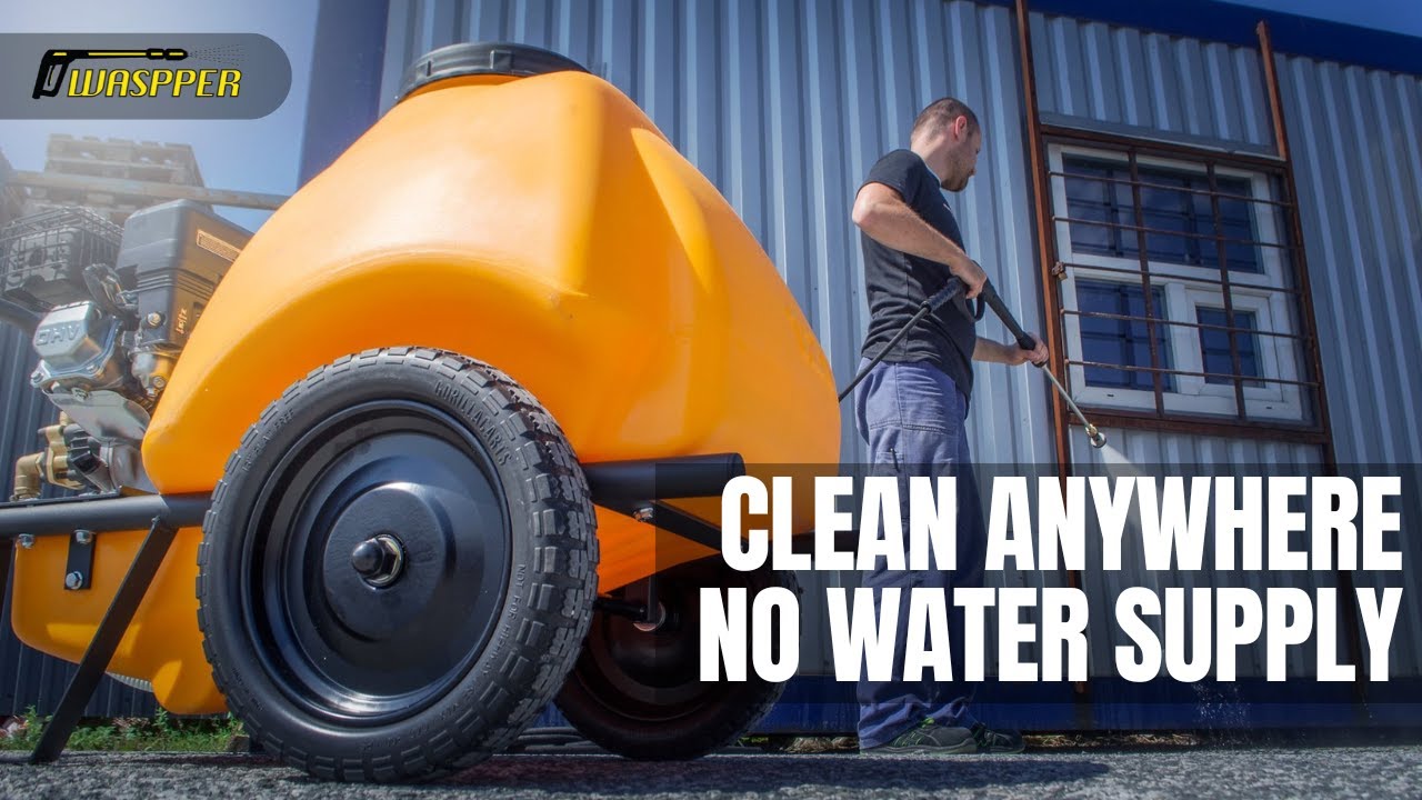 GASPPER GF120 – Petrol Pressure Washer with 120 L Water Tank | 220 bar | Real-World Use