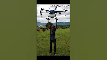 10 Litres Agriculture Spraying Drone Hand Landing 