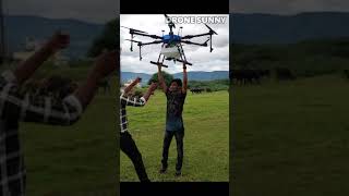 10 litres agriculture spraying drone hand landing 😎 Resimi