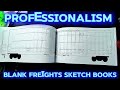 Professionalism Blank Freight Train Sketch Books In Stock!! #freights #Trains #Graffiti #Sketch