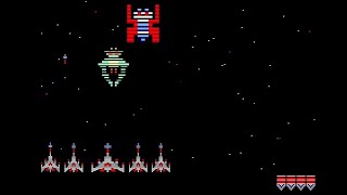 Galaga Year 1981 Fixed Shooter Arcade Space Videogame Retro Gameplay screenshot 1