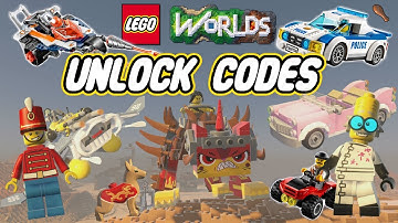 Lego Worlds | All Unlock Codes!