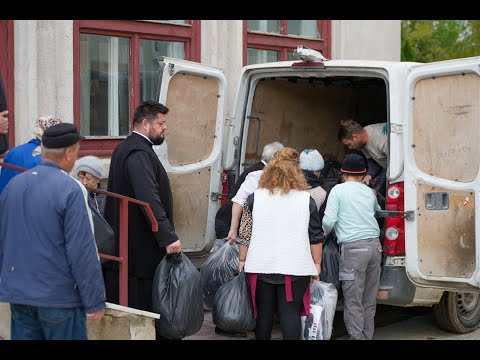 Daruri din partea Parohiei „Sfânta Parascheva” pentru un centru de îngrijire din Galați