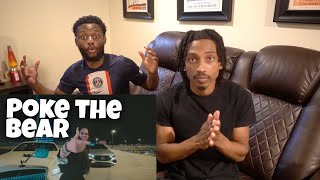 MELLOW RACKZ - POKE THE BEAR | REACTION! ( SHE SPAZZED 🔥) 