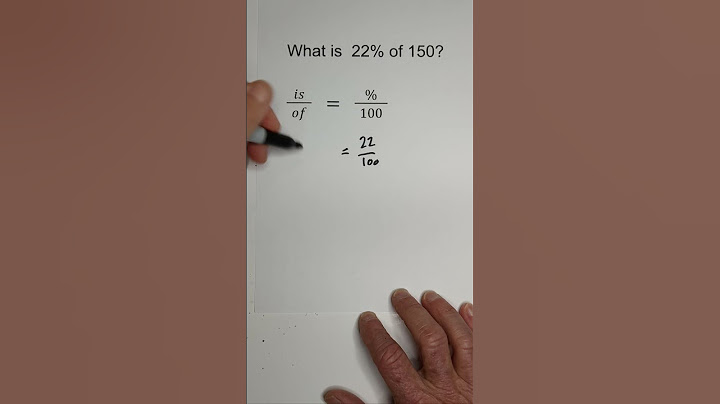 Percent % of a Number Formula