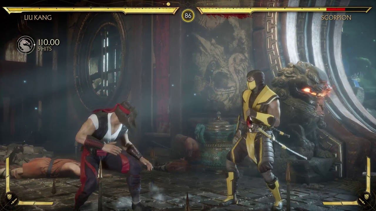 Como o KENSHI ficou CEGO em MORTAL KOMBAT 1 - Gameplay em PT-BR no