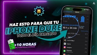 Mi iPhone se descarga muy rápido SOLUCION🔋✅ | Haz esto y la BATERIA de tu iPhone DURARA TODO EL DÍA