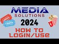 How to use media solutions 2024