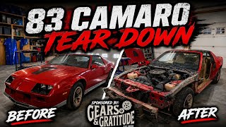 1983 Camaro Z28 Tear Down Begins... This "Easy Paint Job" turns into a full Restoration 