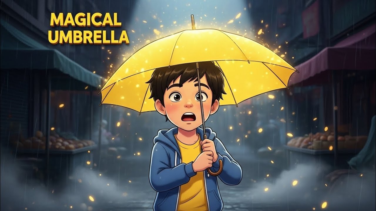 MAGICAL UMBRELLA 🪄 | Chamatkari Chhatri – Hindi Moral Story Cartoon 📜