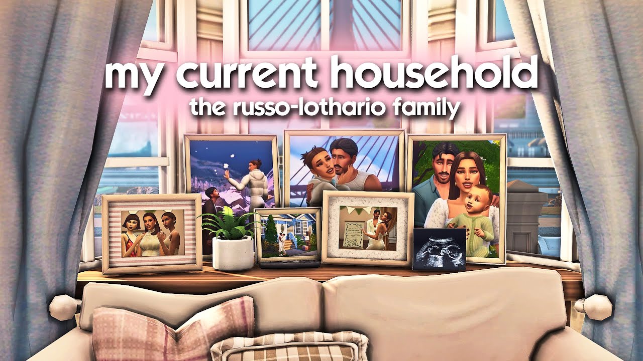 My Current Household | The Sims 4 Gameplay - YouTube