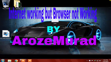 Internet Connected But Browser Do Not Work ,Win 7,8,10 (SOLVED 2017 )