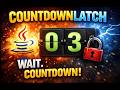CountDownLatch in JAVA | Optimising wait() and notify() efficiently | JAVA Interview Questions