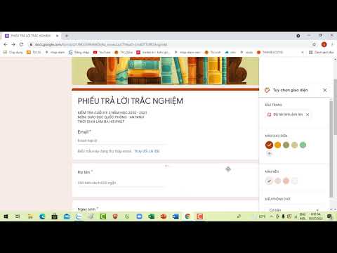 Hướng dẫn tạo đề kiểm tra trắc nghiệm nhanh trên google biểu mẫu và Sites #tracnghiem#kiemtra Hướng dẫn tạo đề kiểm tra trắc nghiệm nhanh trên google biểu mẫu và Sites #tracnghiem#kiemtra