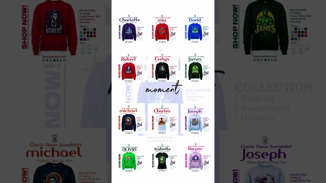 Personalized Sweatshirts & Hoodies for Every Style – NameShopi.com! 