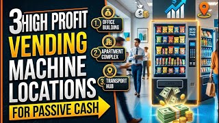 3 High Profit Vending Machine Locations for Passive Cash