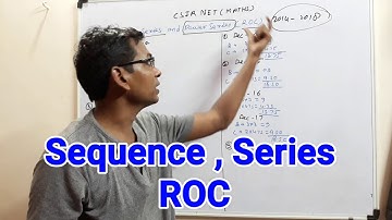 Sequence  | Series and Radius of Convergence