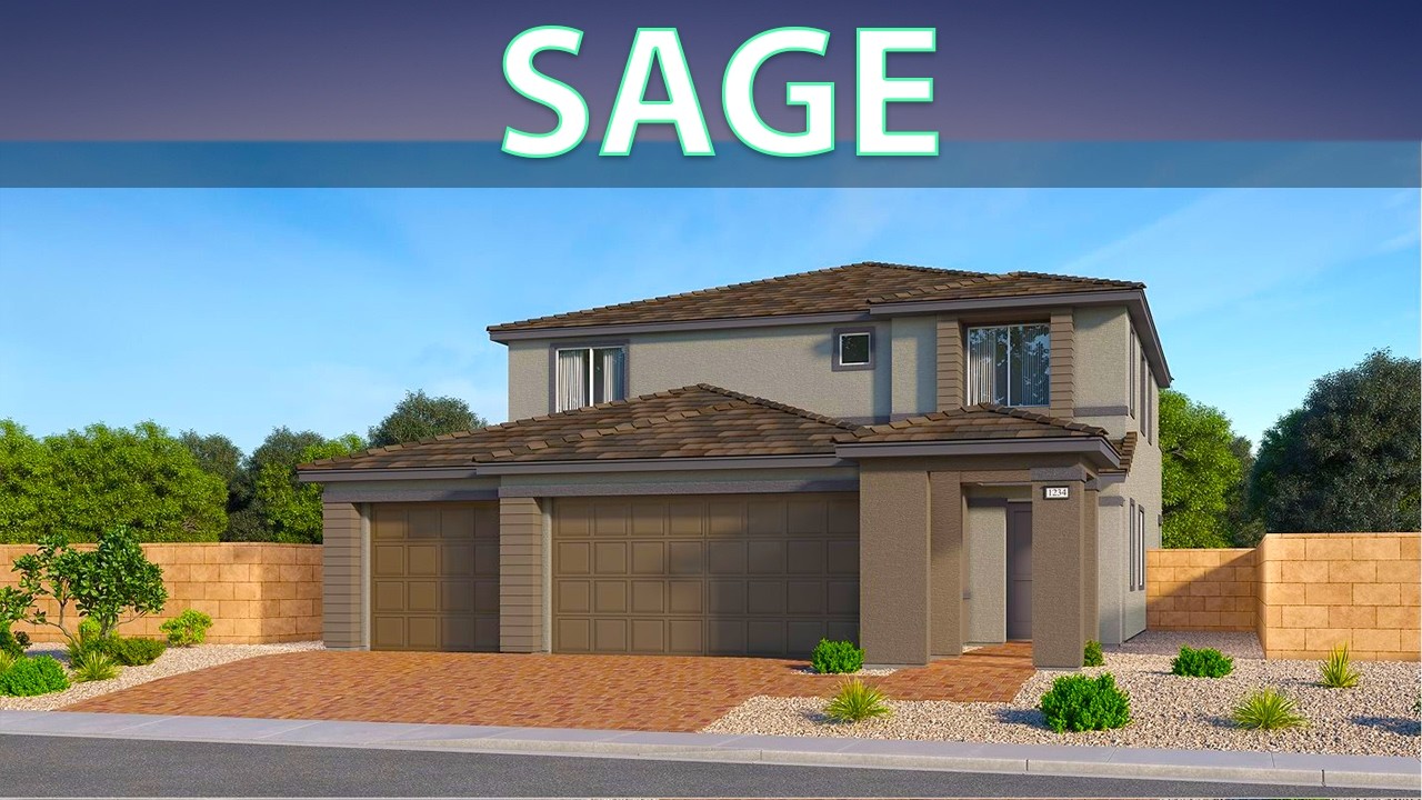 Жилой комплекс Next Gen Sage Plan от Lennar в Серене, Лейк-Лас-Вегас | Новые дома на продажу в Хе...