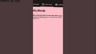 How to change html background colour #html #htmltutorial #htmlcode #codewithharry #apnacollage #virl