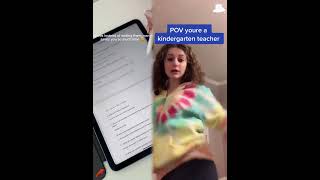 you're a kindergarten teacher #kindergarten #teacherlife #school