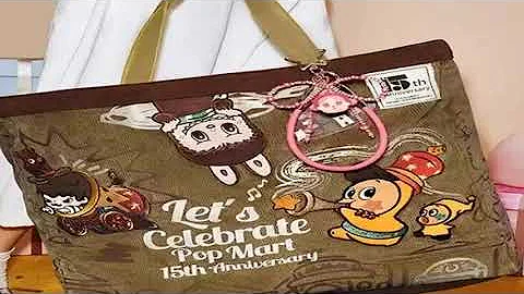 POP MART Celebrating The Moment POP MART 15TH ANNIVERSARY Series Single Shoulder Bag Blind Box Toys