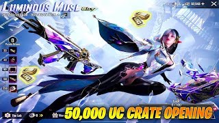 😱 OMG !! NEW LUMINOUS ULTIMATE SET WITH NEW UPGRADABLE M762 WITH ON-HIT EFFECT CRATE OPENING IN BGMI